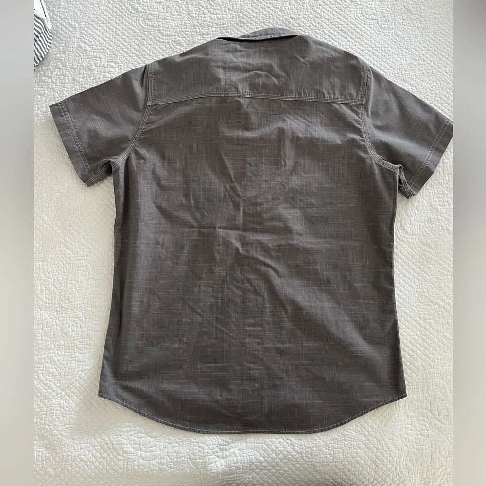GH Bass & Co Mens Short Sleeve Button down collared Shirt men’s Large - Picture 3 of 10